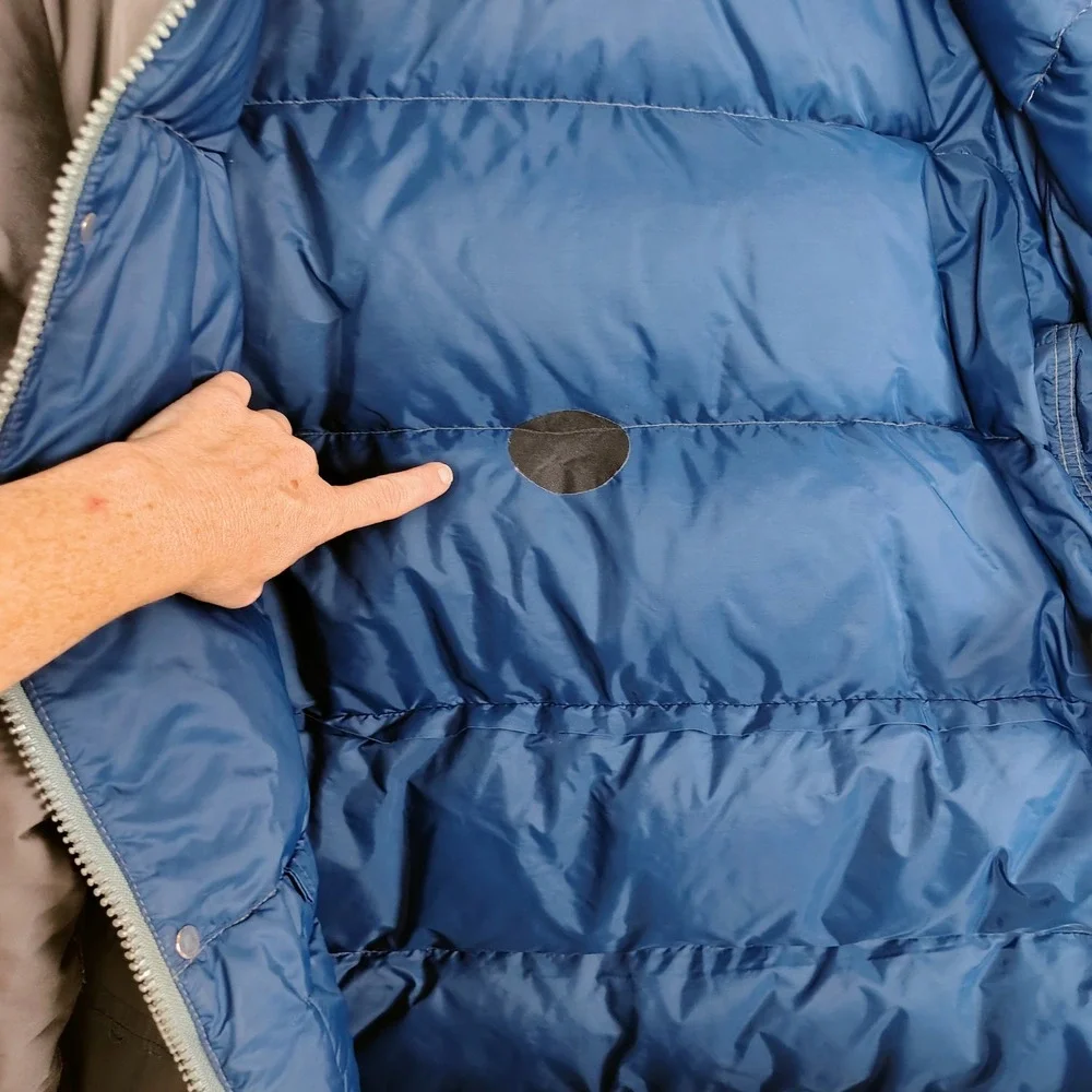 Vintage The North Face Brown Down Puffer Parka Jacket Made in USA XL RN61661